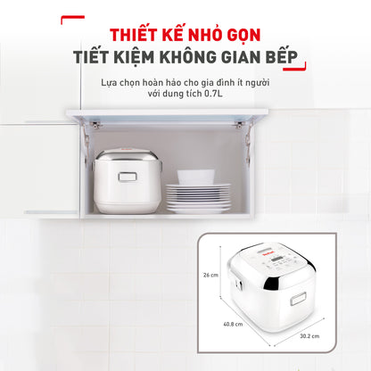 Nồi cơm cao tần Tefal mini RK604165 - 0.7L