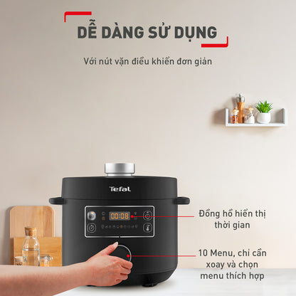 Nồi áp suất điện đa năng Tefal Turbo Cuisine 5L  CY754830