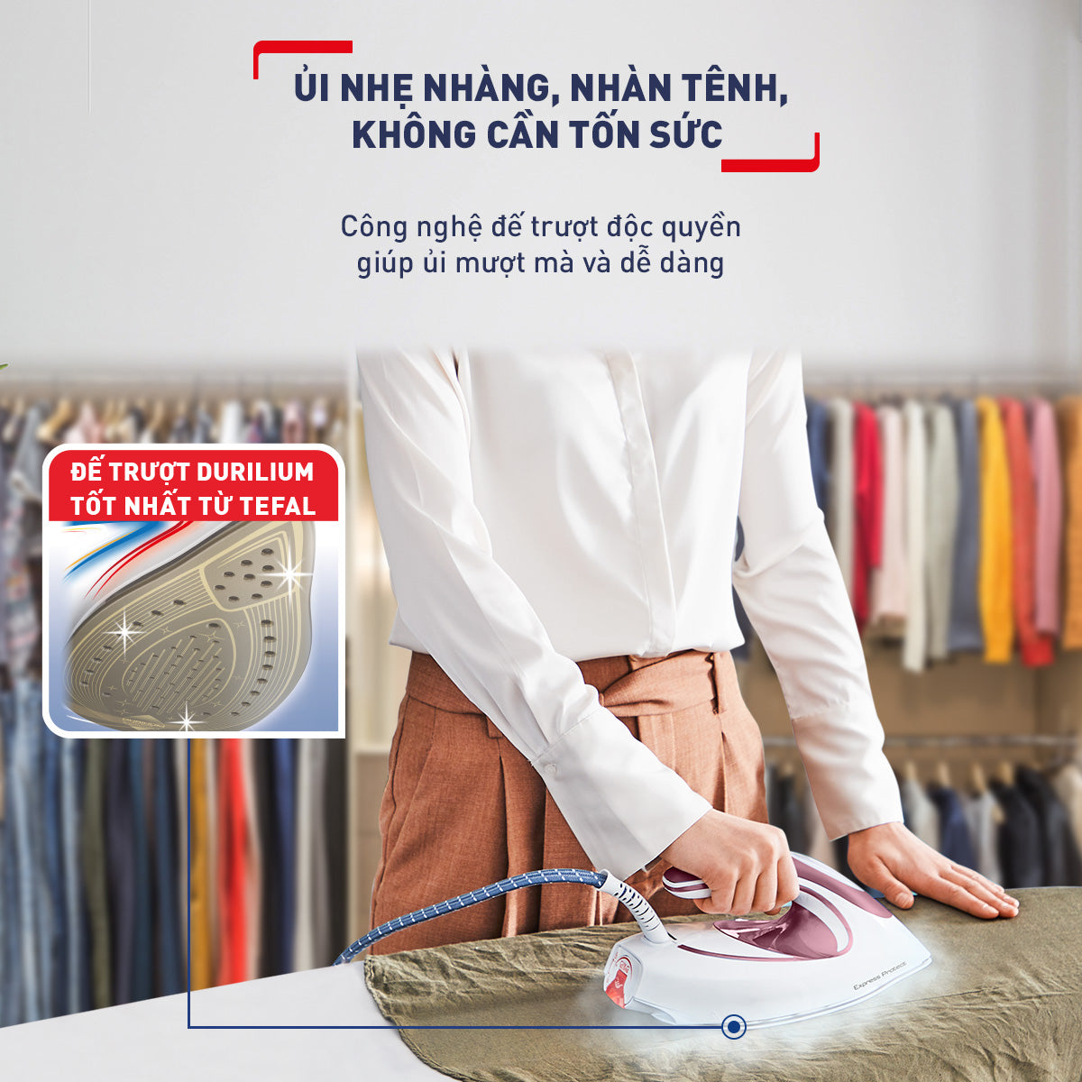 Bàn ủi hơi nước cao cấp TEFAL SV9201E0
