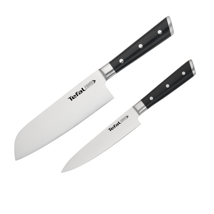 Bộ dao thép Đức 2 món liền khối Ice Force Tefal K232S224, 13cm/16.5cm