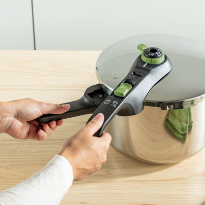 Nồi áp suất Inox cao cấp Tefal Secure Trendy có khay hấp, 6L