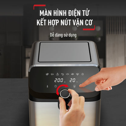 Nồi chiên không dầu Tefal Mega EY855D68 - 7.5L