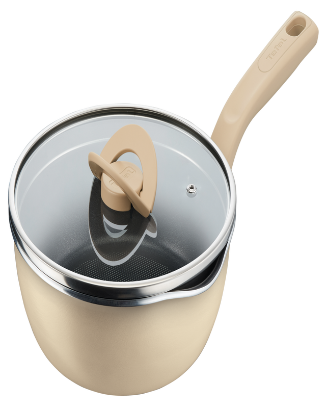 Chảo nồi có nắp đa năng 2 trong 1 - 22cm, vanilla (vàng nhạt) | TEFAL